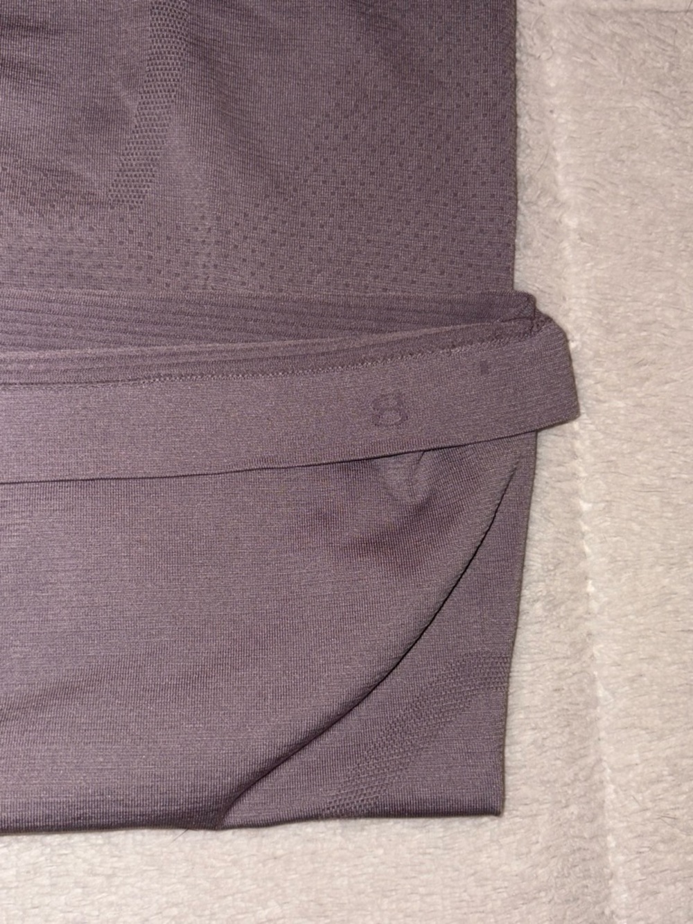Dusty Lavender Lululemon Short Sleeve Swiftly Tech 2.0 Full Length Tee - Picture 3 of 3